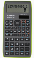 Vědecká kalkulačka SENCOR SEC 150 GN černá/zelená