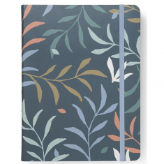 Zápisník A5 Filofax Notebook Botanical Modrá