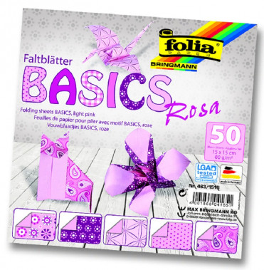 Papír na origami Basics růžový