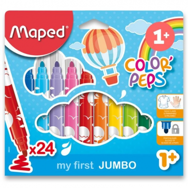 Fixy Maped Color Peps Jumbo 1+  24ks