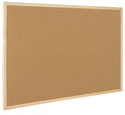 Korková tabule 800x600mm dřevěný rám