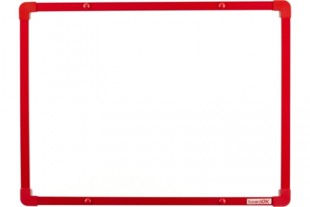Magnetická tabule BoardOK 600x450mm AL červený rám