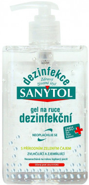 Dezinfekční gel Sanytol hypoalergení 250ml