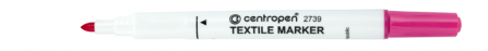 Popisovač na textil Centropen 2739 růžový