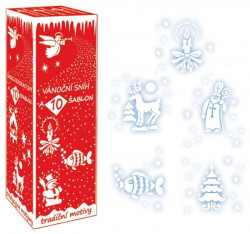 Sníh ve spreji 150ml+10ks šablon
