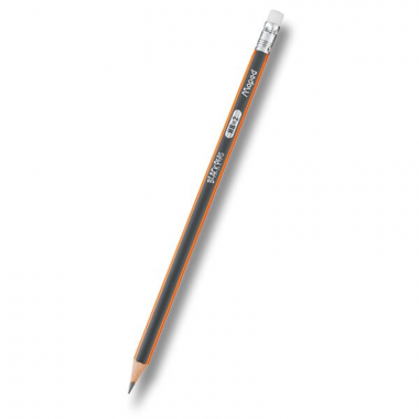 Trojhranná tužka Maped Black´Peps s gumou HB č.2