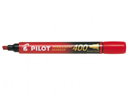 Permanentní popisovač Pilot 400 červený