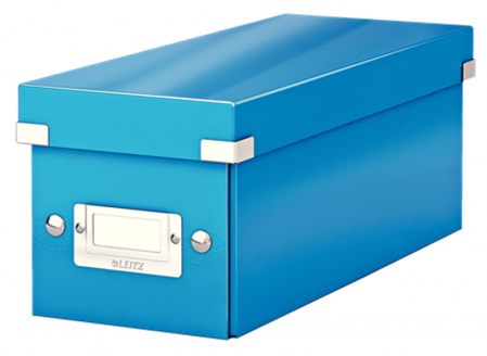 Úložná krabice na CD Leitz Click & Store WOW modrá