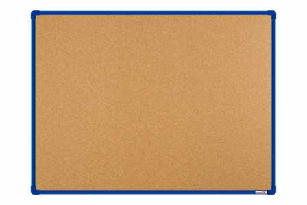 Korková tabule BoardOK 1200x900mm modrý rám