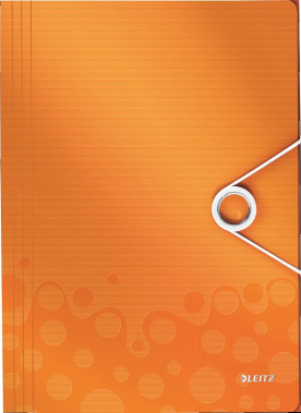 Desky na spisy box 3cm Leitz WOW oranžové