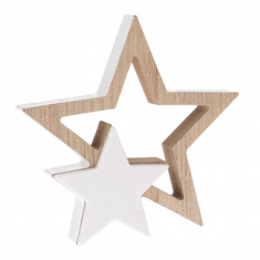 Vánoční Hvězda dřevěná