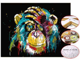 Malování podle čísel Opice 30x40cm