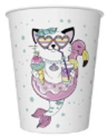 Papírový kelímek Mermaid Cat Vibes 8ks