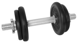 Činka nakládací LIFEFIT® jednoruční 10 kg, 30mm tyč/4x kotouč