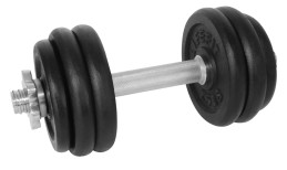 Činka nakládací LIFEFIT® jednoruční 15 kg, 30mm tyč/6x kotouč
