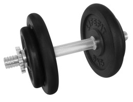 Činka nakládací LIFEFIT® jednoruční 17 kg, 30mm tyč/4x kotouč