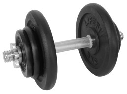 Činka nakládací LIFEFIT® jednoruční 17 kg, 30mm tyč/6x kotouč