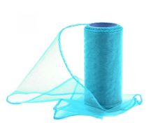 Organza 12cm/10y tyrkysová
