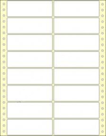 Etikety s vodicí perforací 2 řady 102x36mm 8000 etiket