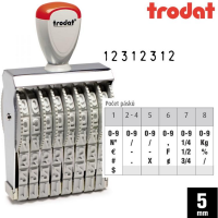 Číslovačka Trodat 1558 5mm 8x