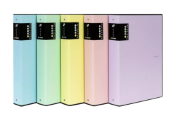4kroužkový pořadač A4 40mm PASTELINi fialový