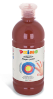 Prstová barva Primo 750ml hnědá