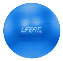 Gymnastický míč LIFEFIT® ANTI-BURST 55 cm, modrý