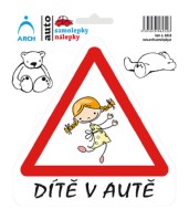 Samolepka Dítě v autě