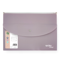 Desky A4 zip PP ReLeaf fialové