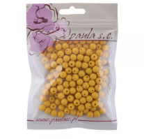 Korálky 50g žluté horčicové