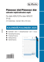 Vložka 2025 do diáře A5 denní