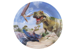 Papírové talíře Dino 6ks