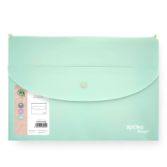 Desky A4 zip PP ReLeaf zelené