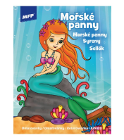Omalovánky A4 Mořská panna