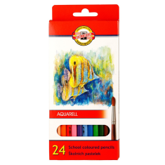 Akvarelové pastelky KOH-I-NOOR 3718 24ks