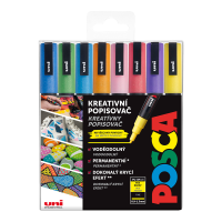 Sada popisovačů POSCA PC-3M Uni třpytivé