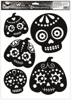Okenní fólie Halloween černá