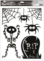 Okenní fólie Halloween černá