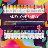 Akrylové barvy 24ks