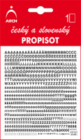 Propisoty Písmena/čísla