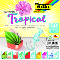 Papír na origami Tropical 50ls