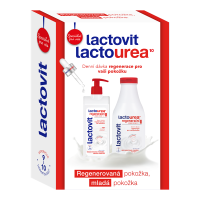 Sada sprchový gel a tělové mléko Lactovit Lactourea