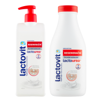 Sada sprchový gel a tělové mléko Lactovit Lactourea