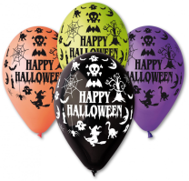 Nafukovací balónky Happy Halloween 5ks