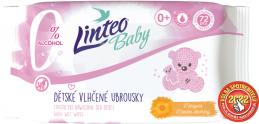 Vlhčené ubrousky Linteo Baby Soft s měsíčkem 72ks