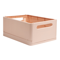 Skládací úložný box Exacompta Smart Case Maxi lososový