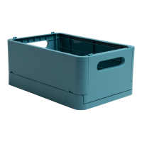 Skládací úložný box Exacompta Smart Case Midi petrolejový