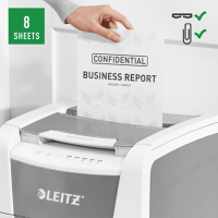 Skartovač   Leitz IQ Autofeed Office 150 P4