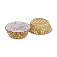 Cukrářské košíčky 50x30mm 40ks zlaté