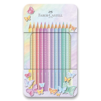 Trojhranné pastelky Faber-Castel Sparkle Pastel 12ks